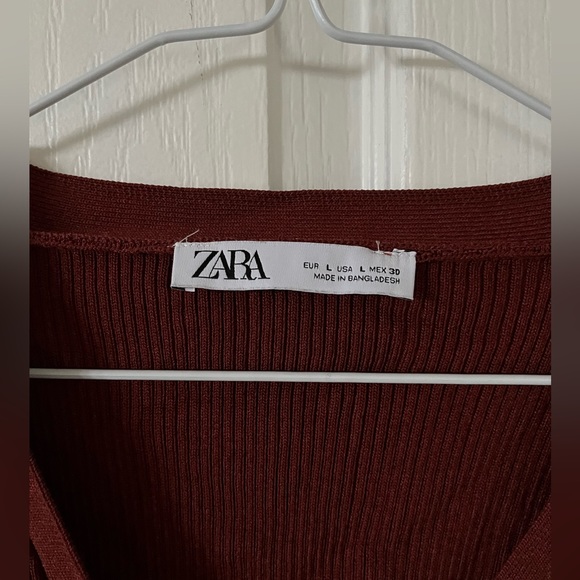 NWOT Zara Cropped Cardigan - Picture 6 of 6